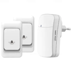 Outdoor Wireless Door Bell Chime Kit, 300M Remote Control Home Welcome My Melody Ring Doorbell