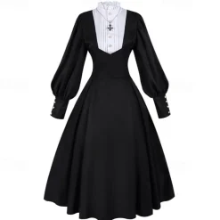 Outfits Cosplay Costume Party Costume Masquerade Fancy Dress Women's Masquerade Mardi Gras Performance Party Halloween Adults' 1 Necklace Dress Headband