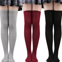 Over Knee Thigh Socks Knee-High Warm Stocking Women Boot Sock Leg Warmer High Socks for Daily Wear Cosplay