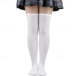 Over Knee Thigh Socks Knee-High Warm Stocking Women Boot Sock Leg Warmer High Socks for Daily Wear Cosplay