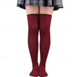 Over Knee Thigh Socks Knee-High Warm Stocking Women Boot Sock Leg Warmer High Socks for Daily Wear Cosplay