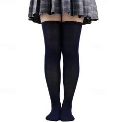 Over Knee Thigh Socks Knee-High Warm Stocking Women Boot Sock Leg Warmer High Socks for Daily Wear Cosplay