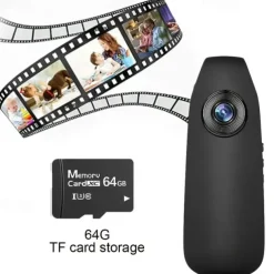 1080P Full HD Mini Camera Body Wear Camera Cycling Video Recorder Motion Activate Portable Pocket Body Cams Police Body Camera