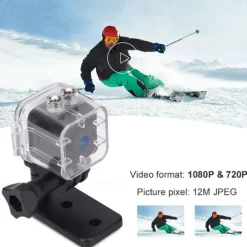 1080P HD Portable Mini Infrared Waterproof Action Camera Camcorder for Home Security Outdoor Sports Recording