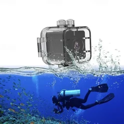 1080P HD Portable Mini Infrared Waterproof Action Camera Camcorder for Home Security Outdoor Sports Recording