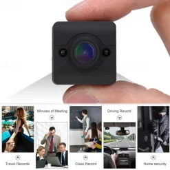 1080P HD Portable Mini Infrared Waterproof Action Camera Camcorder for Home Security Outdoor Sports Recording
