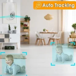 1080P HD Wireless WiFi Bulb Camera 2MP Light Socket IP Camera for Home Security Recording Indoor&Outdoor Two Way Audio PTZ Camera Baby Monitor with Night Vision Motion Tracking Auto Tracking