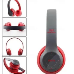 P47 Headset Wireless Bluetooth Stereo Headphones Foldable Sport Earphone Handfree Supports TF Memory Card MP3 Player for Andorid