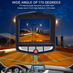 1080p New Design / Full HD Car DVR 150 Degree Wide Angle 2.4 inch IPS Dash Cam with Night Vision / motion detection / Loop recording Car Recorder