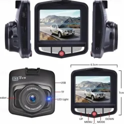 1080p New Design / Full HD Car DVR 150 Degree Wide Angle 2.4 inch IPS Dash Cam with Night Vision / motion detection / Loop recording Car Recorder