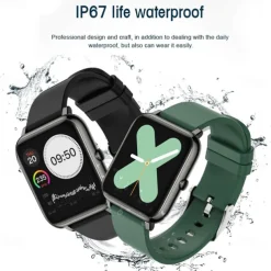 P22 Smart Watch 1.3 inch Smartwatch Fitness Running Watch Bluetooth Pedometer Fitness Tracker Activity Tracker Compatible with Android iOS Women Men Long Standby Camera Control Anti-lost IP 67 42.5mm