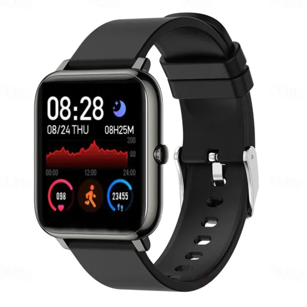 P22 Smart Watch 1.3 inch Smartwatch Fitness Running Watch Bluetooth Pedometer Fitness Tracker Activity Tracker Compatible with Android iOS Women Men Long Standby Camera Control Anti-lost IP 67 42.5mm