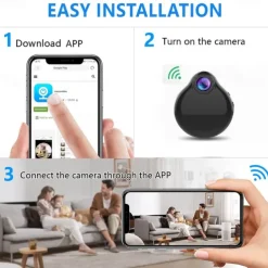 1080P Wearable Pendant Necklace Mini Mirco Wifi P2P IP Camera DV Remote Wireless Camcoder With Night Vision Motion Detection Cam