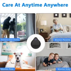 1080P Wearable Pendant Necklace Mini Mirco Wifi P2P IP Camera DV Remote Wireless Camcoder With Night Vision Motion Detection Cam