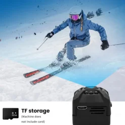 1080P Wireless Home Security Camera Smart WiFi Camera Built-in Battery Supports Night Vision Motion Detection for Home Office with Mounting Bracket