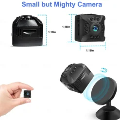 1080P Wireless Home Security Camera Smart WiFi Camera Built-in Battery Supports Night Vision Motion Detection for Home Office with Mounting Bracket