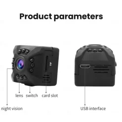 1080P Wireless Home Security Camera Smart WiFi Camera Built-in Battery Supports Night Vision Motion Detection for Home Office with Mounting Bracket