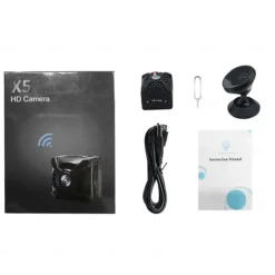 1080P Wireless Home Security Camera Smart WiFi Camera Built-in Battery Supports Night Vision Motion Detection for Home Office with Mounting Bracket