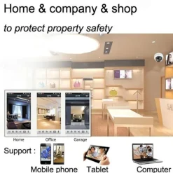 1080P Wireless IP Camera 5X Zoom Outdoor IR Speed Dome CCTV Security