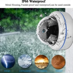 1080P Wireless IP Camera 5X Zoom Outdoor IR Speed Dome CCTV Security