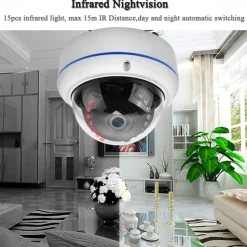1080P Wireless IP Camera 5X Zoom Outdoor IR Speed Dome CCTV Security