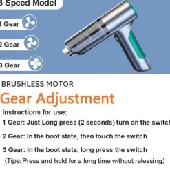 12000PA New Powerful Wireless Car Vacuum Cleaner Multifunctional Strong Suction 3 Gear Adjustment Mini Portable Strong Robot Cleaner Home Car Dual Use Vacuum Cleaner Keyboard Cleaning Tool