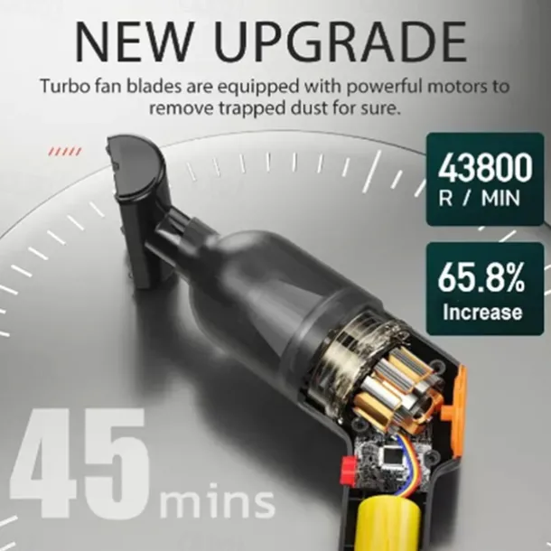 12000Pa Wireless Mini Vacuum Cleaner Handheld Large Suction Car Vacuum Cleaner For Home Car Vacuum Cleaner Pet Hair Absorber