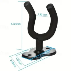 2Pack Guitar Hangers, Metal Wall Mounted Guitar Hook For Folk Music, Bass, Electric Guitar, Classical Guitar