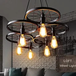 6-Pack 40W Edison Light Bulbs ST58 Filament Vintage Bulb Antique Style Incandescent Light Bulbs - AC220/110V E26/E27 Base -Clear Glass- Tear Drop Top Lamp for Chandeliers Wall Sconces Pendant Lighting