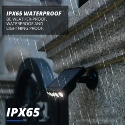 1/2PACK 4000W LED Rotatable Solar Wall Light Outdoor Waterproof Rotatable 270 Wide Angle PIR Human Body Motion Sensor with Bracket Suitable for Garden Path Lighting Street Light