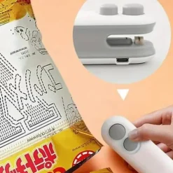 Package Sealer Bag Opener Portable Storage Bag Sealer Dual Functions Sealing Tool