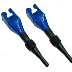 2Pack-Car Refueling Funnel Telescopic Hose Plastic Funnel Filter Transfer Tool Motorcycle Gasoline Engine Oil Filling Catheter Tools