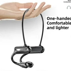 Painless Open Ear Wireless Bluetooth5.2 Headphones Waterproof Sport Earhook Earphone Stereo Hands-free Bluetooth Headset with Microphone for Running Riding Sport Headset