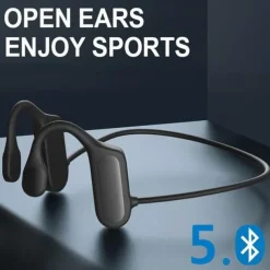 Painless Open Ear Wireless Bluetooth5.2 Headphones Waterproof Sport Earhook Earphone Stereo Hands-free Bluetooth Headset with Microphone for Running Riding Sport Headset