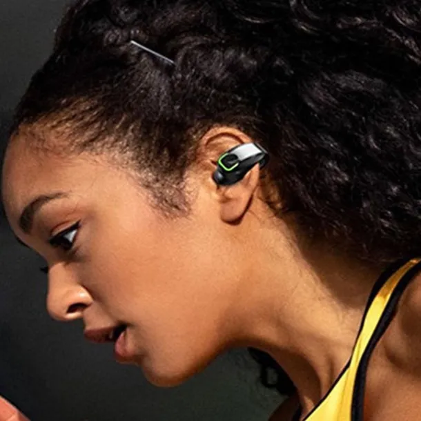 Painless Wear Ear-clip EarphonesTWS Bluetooth5.3 Single Ear Earphone with MicrophoneNoise Cancelling Touch Control Earphones