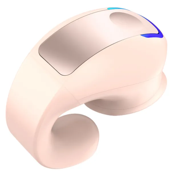 Painless Wear Ear-clip EarphonesTWS Bluetooth5.3 Single Ear Earphone with MicrophoneNoise Cancelling Touch Control Earphones