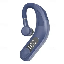 Painless Wear Earhook Bluetooth Earphone Handsfree Wireless Bluetooth Headset Stereo In-Ear Headphone with Mic for Business Driver Trucker Hand-free Calling