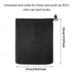 1pair Car Side Mirror Snow Covers, Auto Rearview Waterproof Protection Covers, Car Rear View Exterior Accessories, Universal Size For Cars