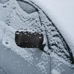 1pair Car Side Mirror Snow Covers, Auto Rearview Waterproof Protection Covers, Car Rear View Exterior Accessories, Universal Size For Cars