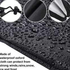 1pair Car Side Mirror Snow Covers, Auto Rearview Waterproof Protection Covers, Car Rear View Exterior Accessories, Universal Size For Cars