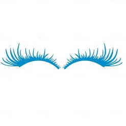 1Pair 3D Charming Eyelashes car Sticker Fake Eye Lash Car Headlight Funny Decals Door Window Vinyl Waterproof Product 25x11CM