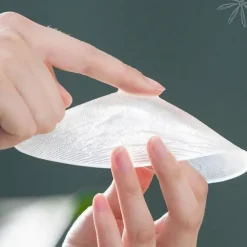 1Pair Soft Silicone Shoulder Anti Slip Padded Shoulder Pad for Woman Shoulder Enhancer Reusable Self-Adhesive Clothing Decoration