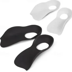 1pair Soft Silicone U-shaped Corrective Insole Plantar Fascia Arch Support Suitable For Flat Feet Correction