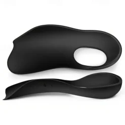 1pair Soft Silicone U-shaped Corrective Insole Plantar Fascia Arch Support Suitable For Flat Feet Correction