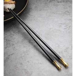 5Pairs Chopsticks Alloy Chopsticks Set Japanese Style Chopsticks
