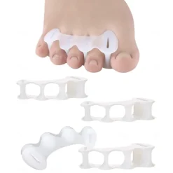 2Pairs Toe Separators Toe Spacers for Women Men to Correct Bunion, Relieve Feet Pain, Foot Alignment, Toe Straighteners for Hammertoes