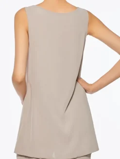 Pantsuit 3 Piece Mother of the Bride Elegant Plus Size Floor Length Chiffon Sleeveless Wrap Included with Solid Color to impress free custom size