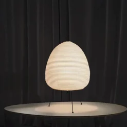 Paper Lamp Modern Retro Desk Lamp Japanese Design Paper Lampshade LED Rice Paper Desk Lamp Homestay Bedroom Living Room/Restaurant Decoration Home Study Desk Lamp 110-240V