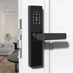 Password Lock Household Wooden Door Fingerprint Lock Anti-theft Door Electronic Lock Tuya Smart Door Lock