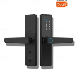 Password Lock Household Wooden Door Fingerprint Lock Anti-theft Door Electronic Lock Tuya Smart Door Lock